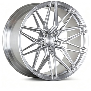 Venta al por mayor de fábrica: Llanta forjada de 1 pieza <span class=keywords><strong>EVO</strong></span>-5R plateada de 16~24 pulgadas con 5, 6 u 8 orificios y radios múltiples para Ford, Jeep, Dodge, Chevrolet, <span class=keywords><strong>Land</strong></span> <span class=keywords><strong>Rover</strong></span> - Product Image 1