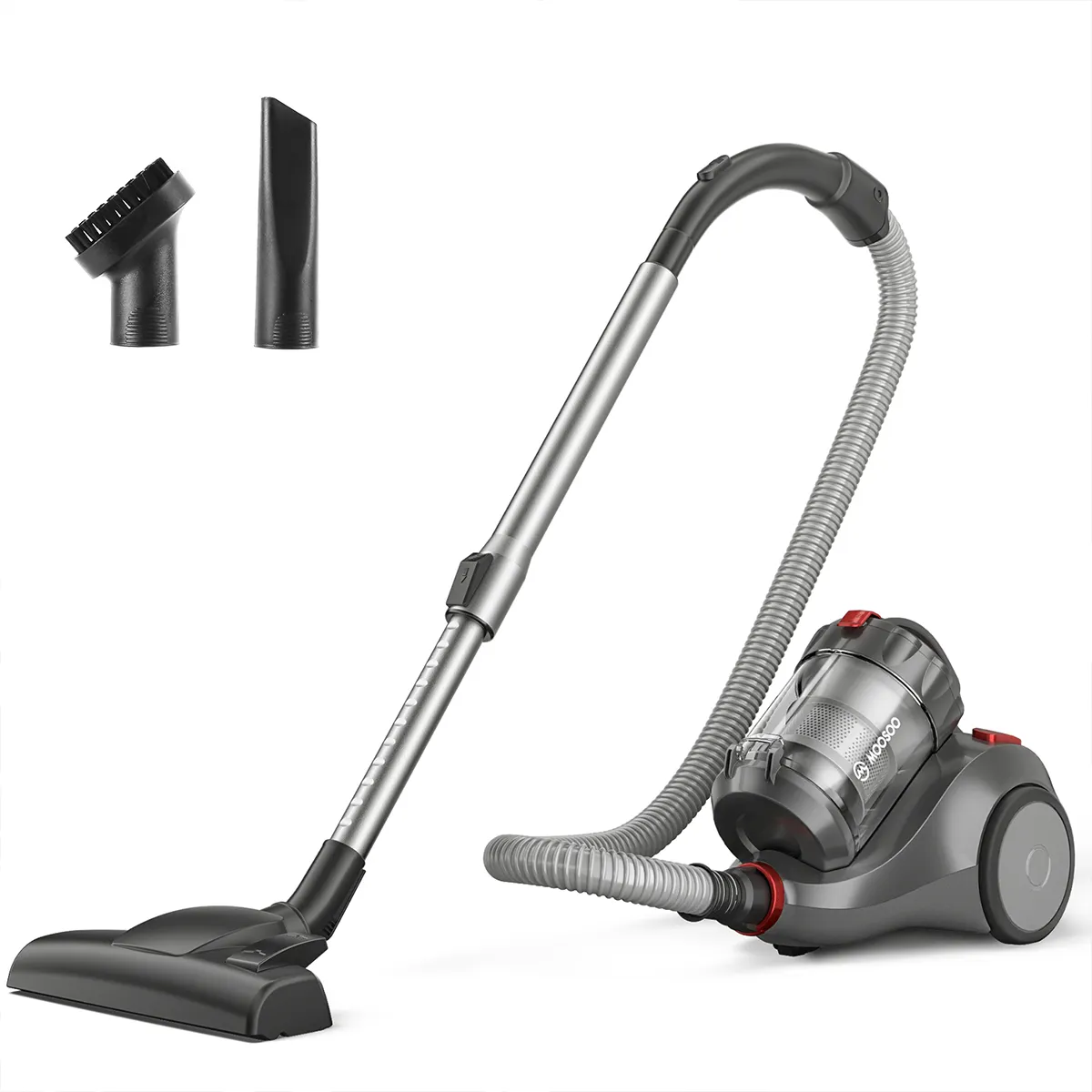 MOOSOO MS155 Bagless 700W High Power Suction Corded Vaccum Handheld Portable Horizontal Canister Vacuum Cleaner