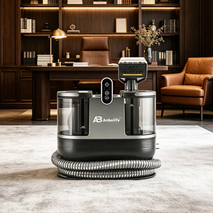 Anbolife Nouveau <span class=keywords><strong>Nettoyeur</strong></span> Portable pour Tapis et Tissus d'Ameublement 1700W 100 ° <span class=keywords><strong>Nettoyeur</strong></span> <span class=keywords><strong>vapeur</strong></span> C, aspirateur étanche IPX4, <span class=keywords><strong>nettoyeur</strong></span> de textiles - Product Image 5