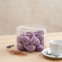 Boîte à gâteau en plastique transparente, pliable, pour dessert d'anniversaire, mariage, pâtisserie, emballage cadeau