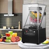 Robot culinaire insonorisé professionnel multifonctionnel avec broyeur à glace pour les entreprises de restauration