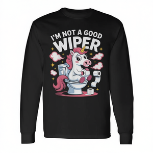 Camiseta de manga larga con diseño de I'm Not A Good Wiper, humor para adultos - Product Image 2