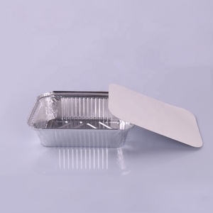 700ml Rectangulaire De Papier <span class=keywords><strong>D</strong></span>'aluminium de Récipient de Nourriture Jetable Emballage Boîte de Papier <span class=keywords><strong>D</strong></span>'aluminium De Papier <span class=keywords><strong>D</strong></span>'aluminium Plats - Product Image 4