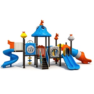 Parque Infantil Exterior Certificado por la CE con Tobogán y Mesa de Arena para Restaurantes Familiares al Aire Libre - Product Image 4