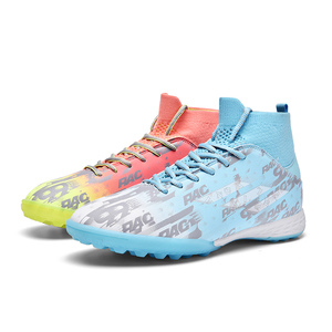 Botas de Fútbol Profesionales, Económicas, Originales, Plateadas, para Entrenamiento Deportivo, Césped Artificial, Ligeras, para Hombre y Mujer - Product Image 6