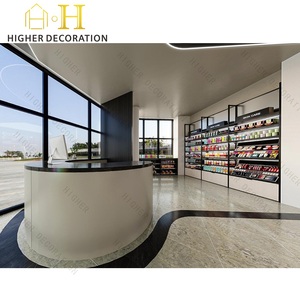 Meubles de présentation pour supermarché de cosmétiques de grande taille, style technologique futuriste, pour maquillage, vitrine de présentation de maquillage - Product Image 2