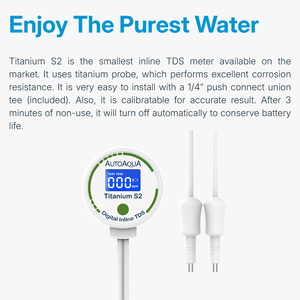 Monitor de Prueba de Titanio S2 (TDS-200S) que Puede Medir la Calidad del Agua del Grifo o del Agua RO/DI al Instante <span class=keywords><strong>y</strong></span> Mantener Su Acuario Saludable - Product Image 6