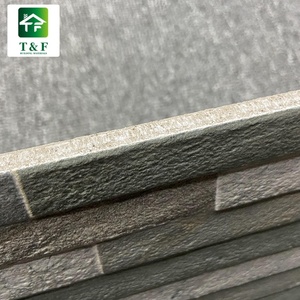 Carreaux de mur extérieurs <span class=keywords><strong>en</strong></span> céramique pour façade de maison, design <span class=keywords><strong>gris</strong></span> peint, carreaux de mur rustiques pour extérieur, design traversant - Product Image 3
