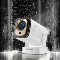 Projecteur portable HY260 PRO Android AOSP 1080P 200 ANSI H713 1 Go de RAM 8 Go de ROM WiFi 6 BT 5.4 avec mise au point automatique et correction automatique de la distorsion trapézoïdale