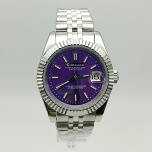 Top Brand SEILOCE Stainless Steel Sapphire Crystal Rectangular dial design Nh35 Waterproof Men's Automatic <b>Mechanical</b> Montre - Product Image 4