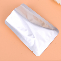 Argent de qualité alimentaire Autoclave vide thermoscellable feuille d'aluminium ordinaire Mylar sac ouvert haut emballage en vrac stockage des aliments cornue pochette