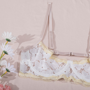 New Women's Sexy Underwear Embroidery <b>Perspective</b> Passionate Temptation Underwear Set T-thong Fun Underwear - Product Image 5