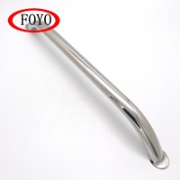 FOYO Marka 24 İnç Denizcilik Yuvarlak Korkuluk Sağlam 304 Paslanmaz Çelik Oval Ergonomik Kavrama Yüksek Yük Taşıma Kapasitesi Paslanmaz