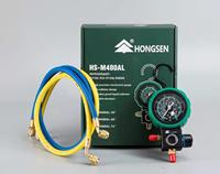 Kit de collecteur HVAC à jauge unique, connecteur SAE 1/4 R410A HS-M480