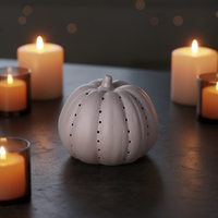 Lampes de table LED en céramique personnalisées, flexibles, en forme de citrouille Jack O'Lantern, style ferme, décoratives pour les fêtes d'Halloween, artificielles