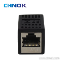 Adaptateur LAN UTP Cat5e/6, connecteur Keystone Jack 8P8C, prolongateur de câble Ethernet, coupleur en ligne RJ45 femelle-femelle, emballage PVC RJ11