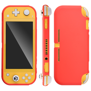 Coque de protection en silicone souple de couleur unie pour Nintendo pour <span class=keywords><strong>Switch</strong></span> <span class=keywords><strong>Lite</strong></span> coque de contrôleur antichoc pour lecteur de jeu vidéo portable - Product Image 1