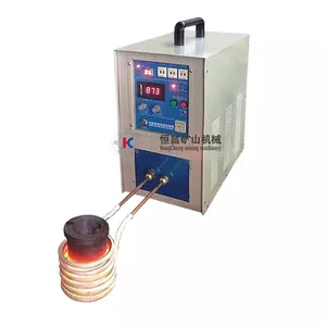 Horno de fundición de Metal eléctrico de alta temperatura, equipo de fundición de cobre, 1Kg, horno de inducción para Fundición de Oro