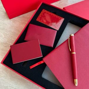 Ensemble cadeau rouge de haute qualité, cadeau d'entreprise de luxe, carnet, tasse, stylo, carnet de notes d'affaires, journal pour cadeaux - Product Image 3