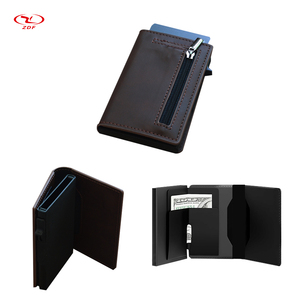 Cartera con Bloqueo RFID ZDF 13.56MHz, Protección NFC para <span class=keywords><strong>Tarjetas</strong></span> <span class=keywords><strong>de</strong></span> Visita, <span class=keywords><strong>Tarjetas</strong></span> <span class=keywords><strong>de</strong></span> Membresía, Protección <span class=keywords><strong>de</strong></span> Información Personal - Product Image 3