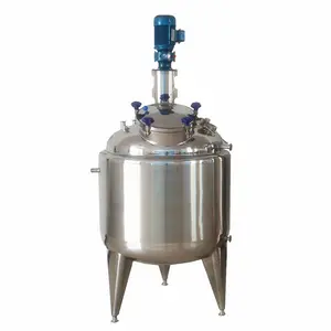 1000L Double Jacketed Mixing Tank with Steam Heating
