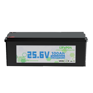 Batería LiFePO4 25.6V 100Ah 2560Wh de fosfato de hierro y litio para sistema de almacenamiento en caravanas y embarcaciones - Product Image 1