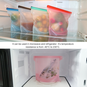 Sacs en silicone pour le stockage des aliments, sacs en silicone réutilisables pour le stockage des aliments - Product Image 5