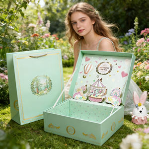 Caja de Regalo Navideña Creativa <span class=keywords><strong>3D</strong></span> Extra Grande, Ecológica, con Recubrimiento UV, Caja de Regalo de Cumpleaños, Caja de Regalo Premium para Recién Casados, Caja de Regalo para Damas de Honor - Product Image 5