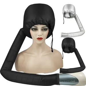 Bonnet Hair Dryer Attachment Top Seller Custom Adjustable Large Hooded Bonnet Hair Dryer Attachment For Beauty Care And Drying Heat Cap Bag Travel