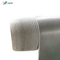 Tissu en fibre de verre ignifuge industriel, tissu d'isolation thermique, enduit de silicone