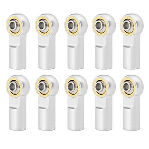 10 шт., металлический шаровой шарнир из м3 19 мм, алюминиевый соединительный стержень для 1/10 радиоуправляемого автомобиля, гусеничный осевой SCX10 D90 D110 Tamiya CC01, гоночный - Product Image 2