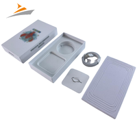Boîte d'emballage universelle en carton rigide vide, écologique, pour téléphones portables et accessoires, avec impression de logo personnalisée OEM, prix usine