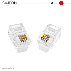 Prise modulaire Cat3 RJ9 <span class=keywords><strong>Cordon</strong></span> téléphonique Connecteur mâle Rj9 - Product Image 2