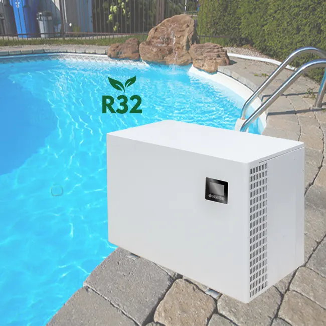 Energie sparender DC-Wechsel richter Pool Wärmepumpe Warmwasser bereiter Pumpe für Schwimmbad heizung Kühlung von Warmwasser