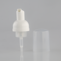 Emballage cosmétique personnalisé, anti-fuite, durable, en plastique PP, distributeur de mousse pour lavage des mains et nettoyant facial, pompe à mousse de 43 mm