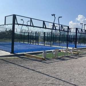 Pista de Pádel EXITO con Techo Desmontable, Pista de Pádel Super Panorámica para Interiores y Exteriores - Product Image 6