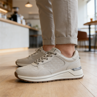 Vente en gros de baskets de mode pour hommes personnalisées, dessus en PU de qualité supérieure avec motif en relief, semelle extérieure durable