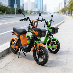 48V 500W 14-Inch Steel Vintage Moto Brushless Rear <b>Hub</b> Long Range Adults Women City 3-Speed Wholesale - Product Image 2