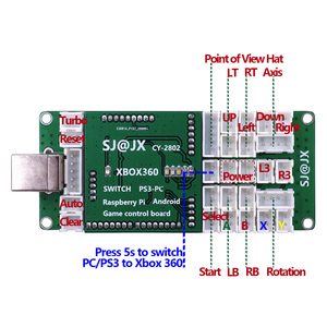 Bảng mạch điều khiển cần điều khiển chơi <span class=keywords><strong>Arcade</strong></span> - Product Image 6