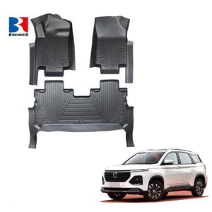 พรมปูพื้น TPE สำหรับรถยนต์ Wuling 5D |   3 ชิ้น ครอบคลุมเต็มรูปแบบ |   แผ่นรองพื้นรถยนต์แบบหนาพิเศษ กันน้ำ กันลื่น ราคาโรงงาน - Product Image 3