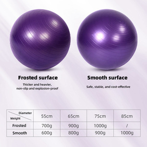 Pelotas de Fitness de PVC Suaves y Ecológicas, Pelota de Yoga Engrosada a Prueba de Explosiones, Equipo de Pilates para Gimnasio en Casa, Pelota de Equilibrio - Product Image 3