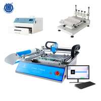Machines de fabrication de pcb LED chmt36va, assemblage et alimentation smt, machine smd de bureau, pièces