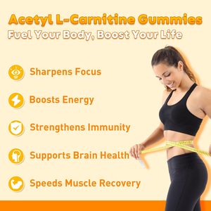 Zuckerfreie <span class=keywords><strong>L</strong></span>-Carnitin <span class=keywords><strong>500mg</strong></span> Gummibärchen Kreatin Pre-Workout Gummis <span class=keywords><strong>L</strong></span>-Carnitin Nahrungsergänzung Kreatin-Monohydrat für Erhöhte Energie - Product Image 6