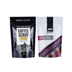 Matte Aluminum Foil Smell Proof Mylar Ziplock Plastic Coffee Bags