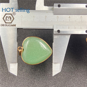 Agate Love Gold Borded Dragon Blood Stone Multi Color Pendant DIY Self Created Jewelry Earrings Necklace - Product Image 4