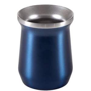 PURPLESEVEN-taza de té con aislamiento al vacío, 8oz, 230ml, acero inoxidable, Yerba Mate, calabaza, paja - Product Image 3