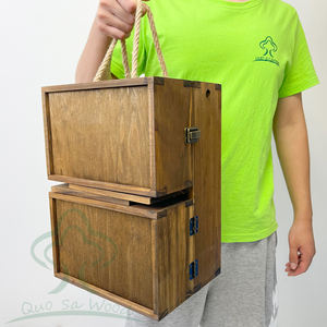 Rejilla plegable grande para Picnic, carrito de madera con soporte de papel para toalla, organizador de barbacoa para acampada al aire libre, utensilio, condimentos - Product Image 5