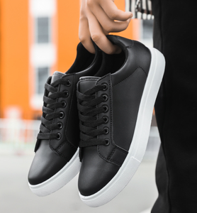 Zapatos Casuales Transpirables para Hombre, Cómodos y Ligeros, con Suela Suave, Color Sólido, Diseño Simple, Corte Bajo, Zapatos Deportivos Casuales - Product Image 5