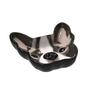 Franse Bulldog-stijl keramische voerbak groothandel, aanpasbaar, duurzame voerbak voor de Europese en Amerikaanse high-end huishoudmarkt - Product Image 2