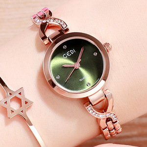 Nouvelle montre à quartz tendance pour étudiantes, montre pour femmes à petit cadran, montre pour femmes exquise sertie de diamants - Product Image 6